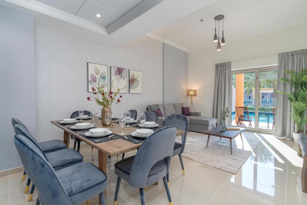 Globalstay At Palm Jumeirah Beachfront Paradise With Pool And Gym Dubái Exterior foto