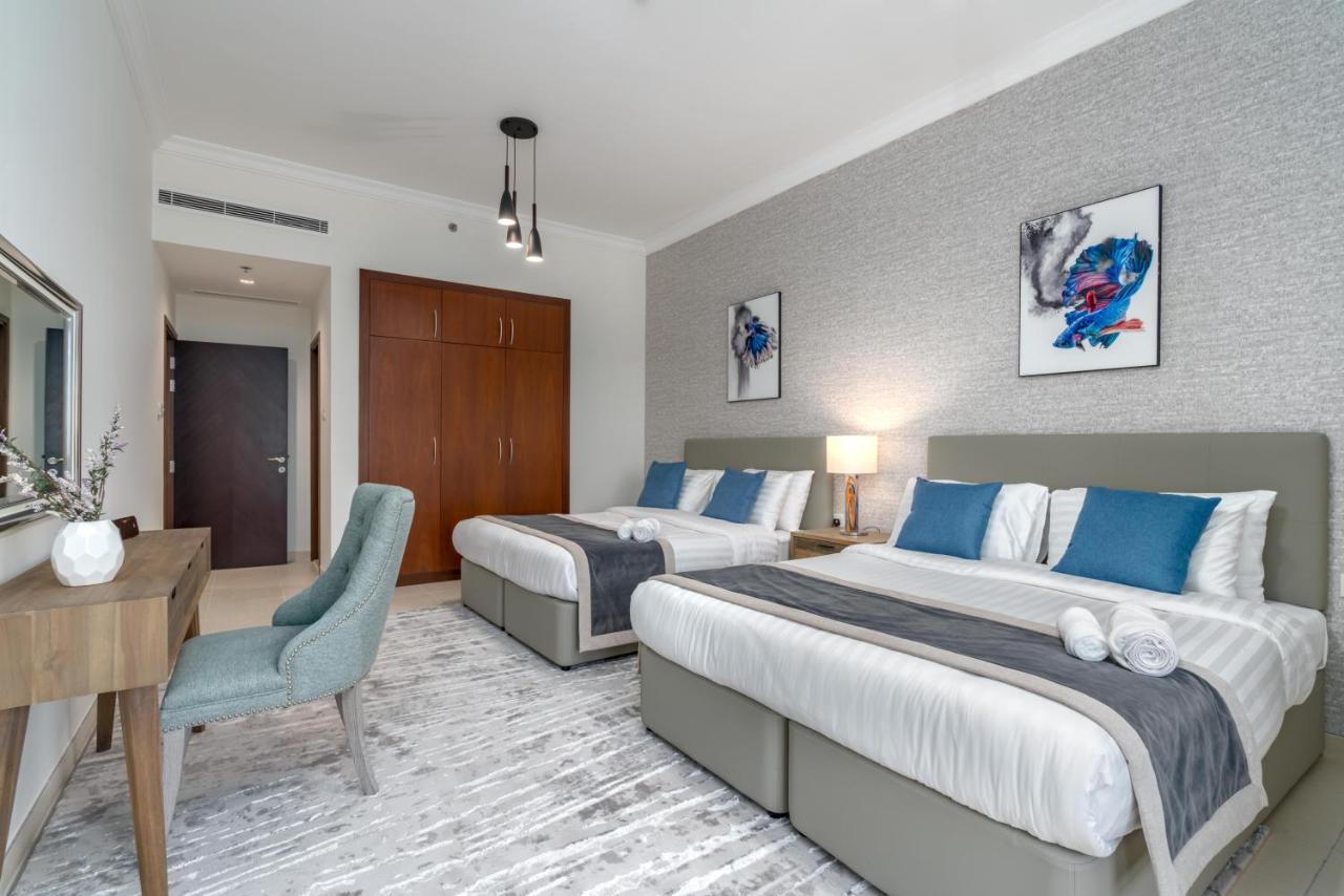 Globalstay At Palm Jumeirah Beachfront Paradise With Pool And Gym Dubái Exterior foto