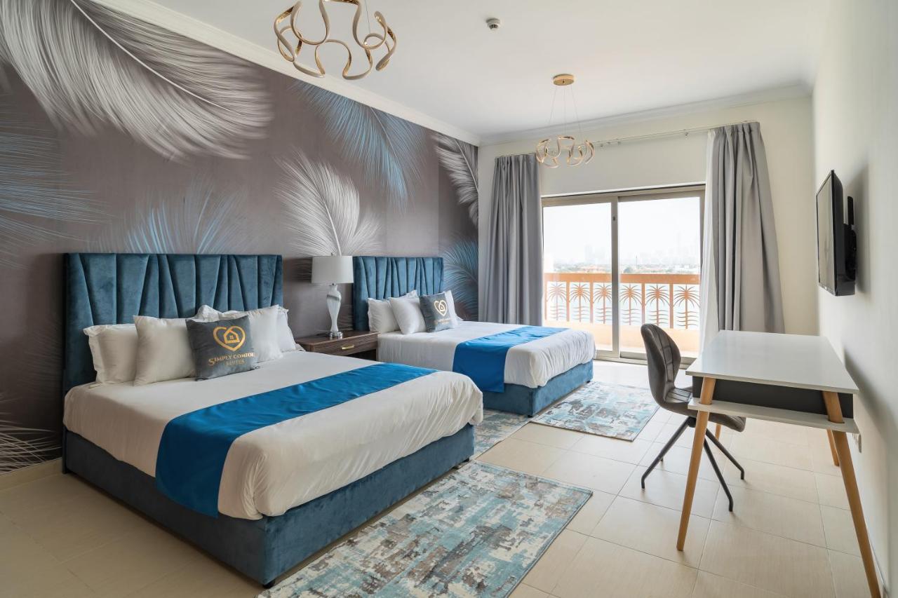 Globalstay At Palm Jumeirah Beachfront Paradise With Pool And Gym Dubái Exterior foto